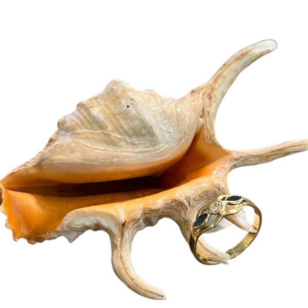 Anello in oro con tormaline
