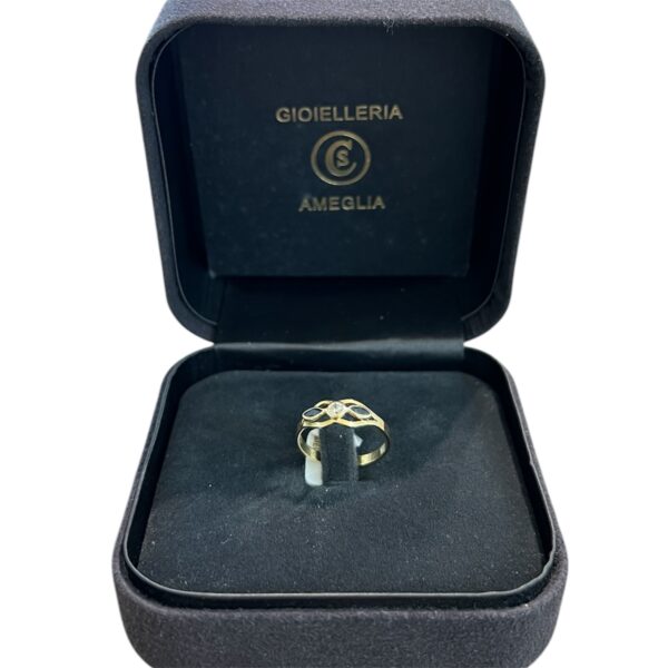 Anello in oro con tormaline - immagine 2