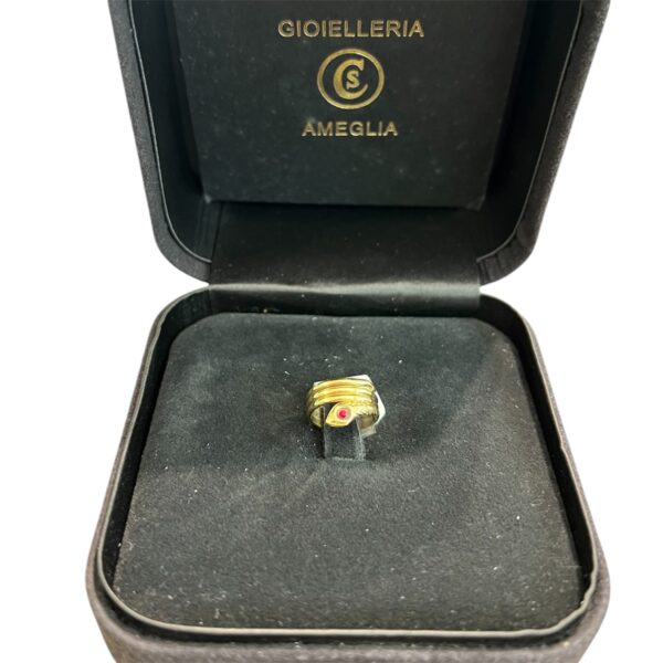 Anello serpente e rubino - immagine 2
