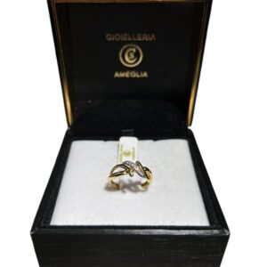 Anello oro e diamanti brillante
