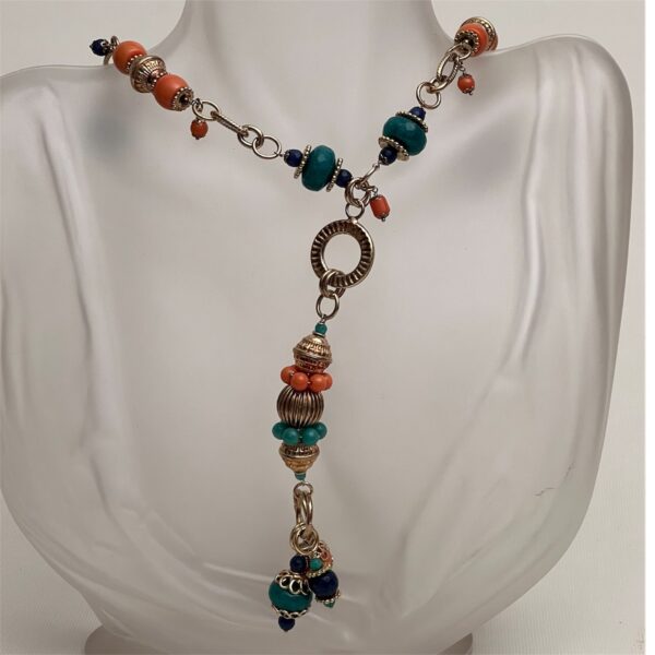Collana argento dorato