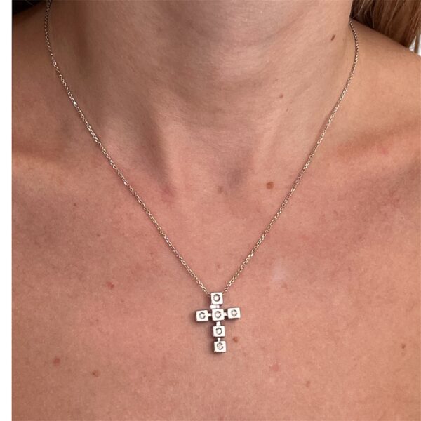 Colla croce e diamanti - immagine 2
