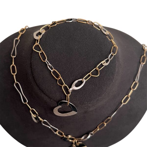 Bracciale charms cuori - immagine 2