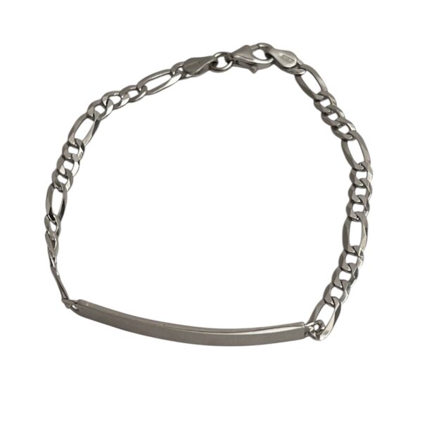 Bracciale con targa centrale