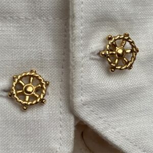 Gemelli in oro timone