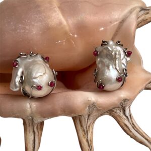 Orecchini perla in argento