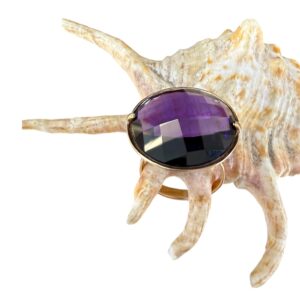 Anello in oro con ametista