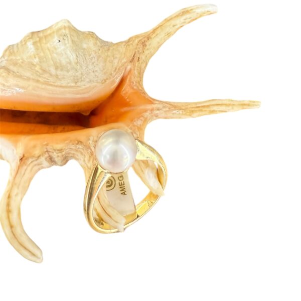 Anello perla centrale