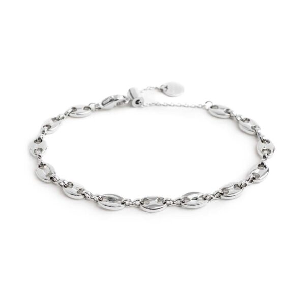 Bracciale catena marine - Acciaio - immagine 2