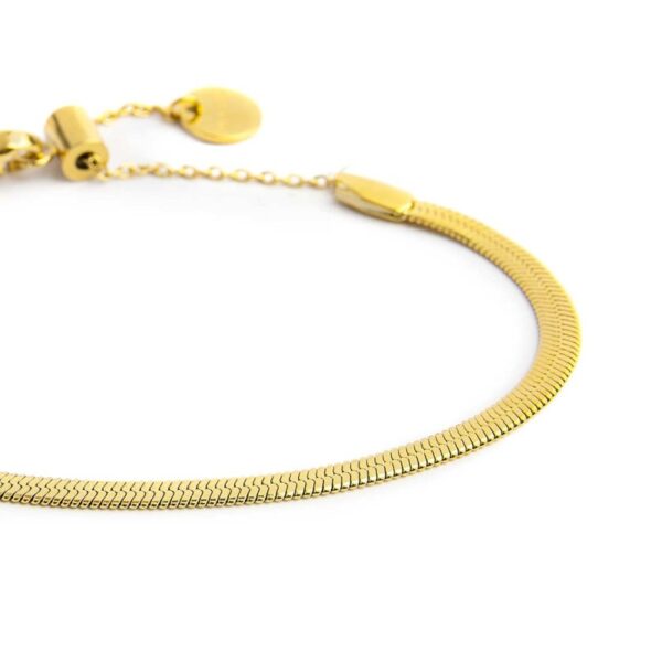 Bracciale catena snake - Oro - immagine 4