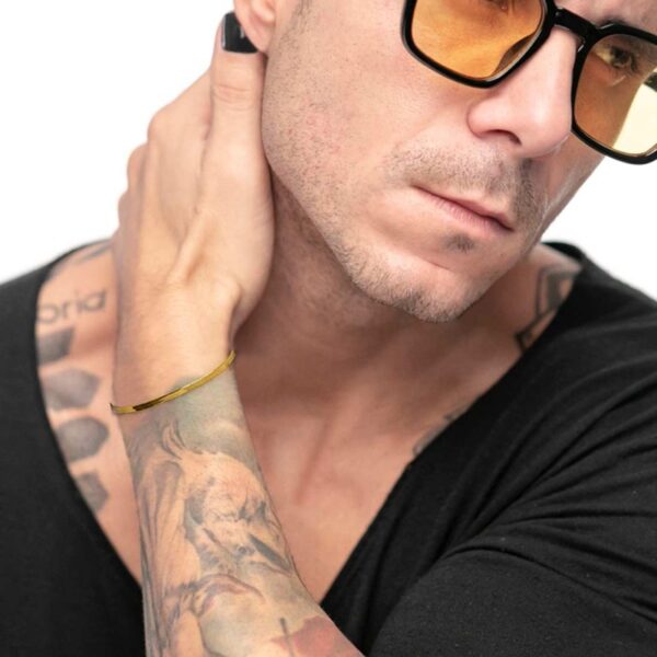 Bracciale catena snake - Oro - immagine 3