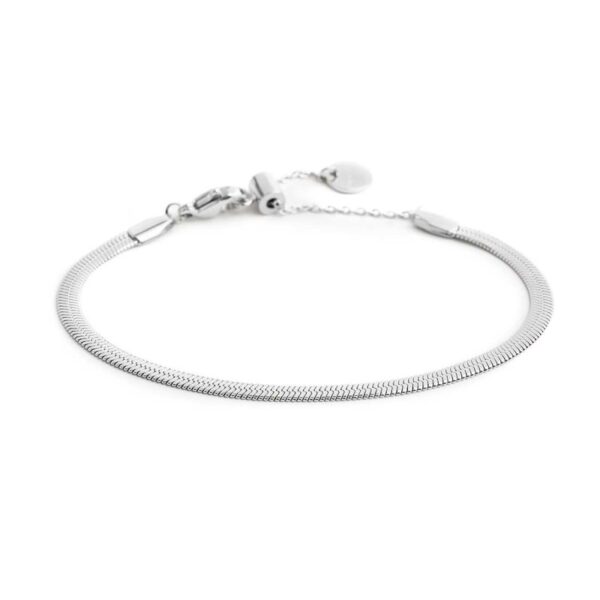 Bracciale catena snake - Acciaio - immagine 2