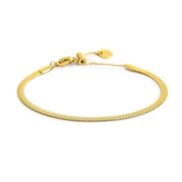 Bracciale catena snake - Oro - immagine 2