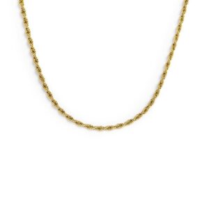 Collana catena a corda 2,5mm - Oro