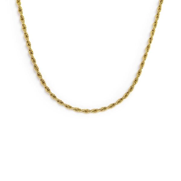 Collana catena a corda 2,5mm - Oro