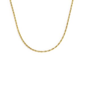 Collana catena a corda 2mm - Oro