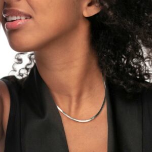 Collana catena snake - Acciaio