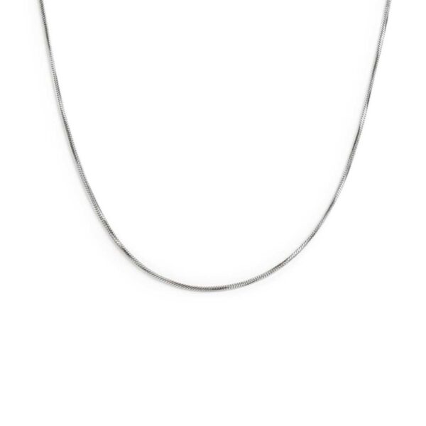 Collana catena snake quadrata - Acciaio