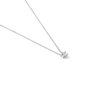 Collana Cubic Zirconia Mini in argento bianco