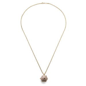 Collana con Mina grande grigia