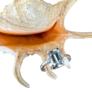 Anello acquamarina