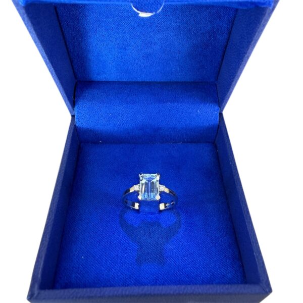 Anello acquamarina - immagine 3