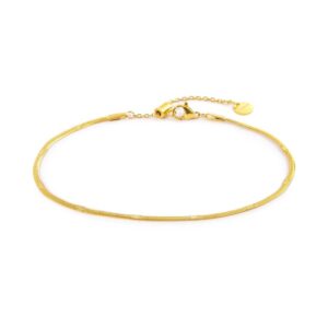 Cavigliera catena snake con decoro